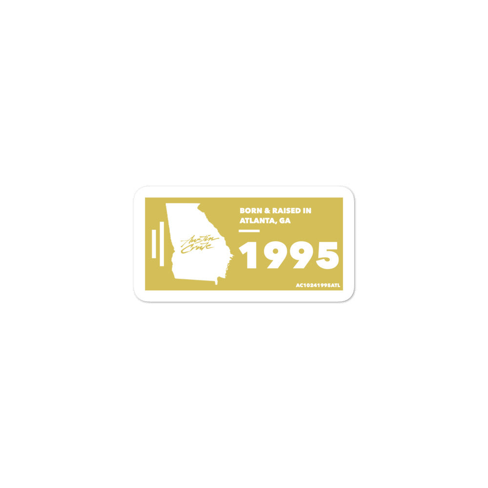 Georgia 1995 Sticker