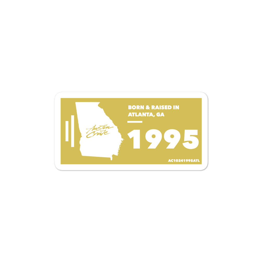 Georgia 1995 Sticker