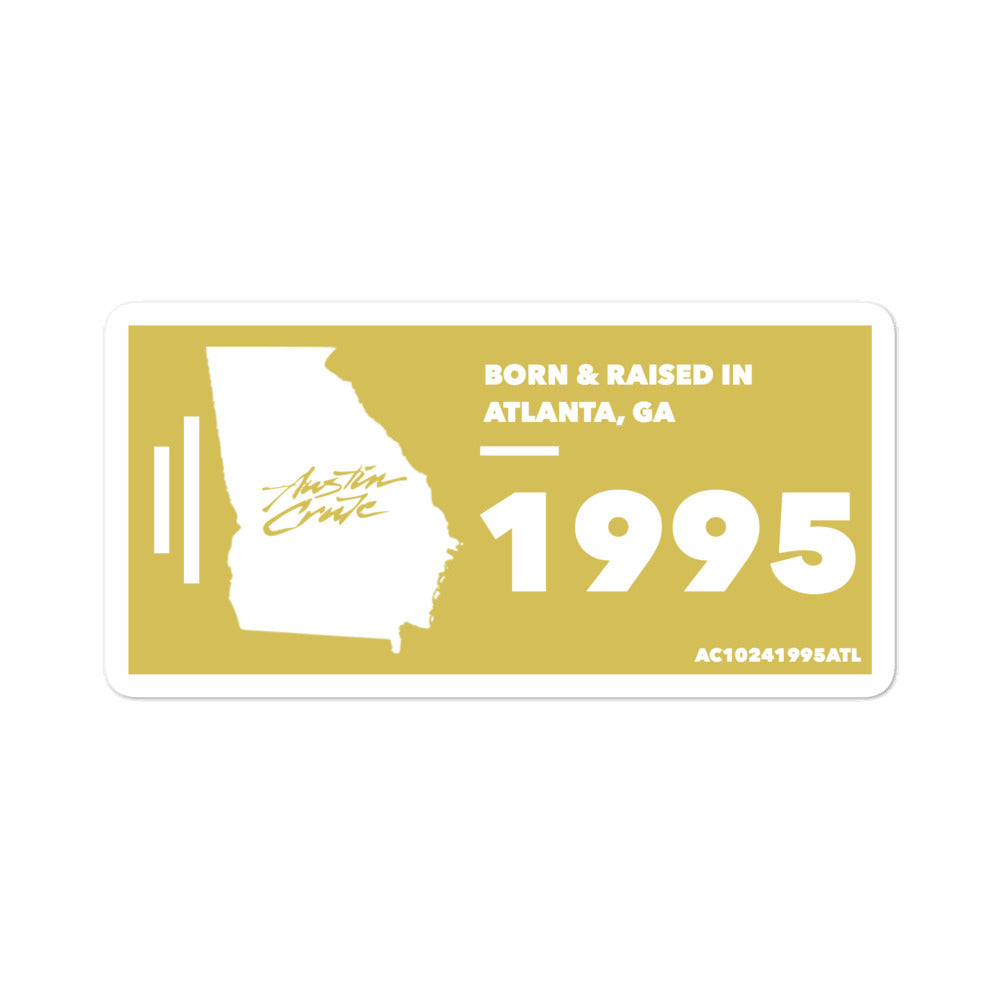 Georgia 1995 Sticker