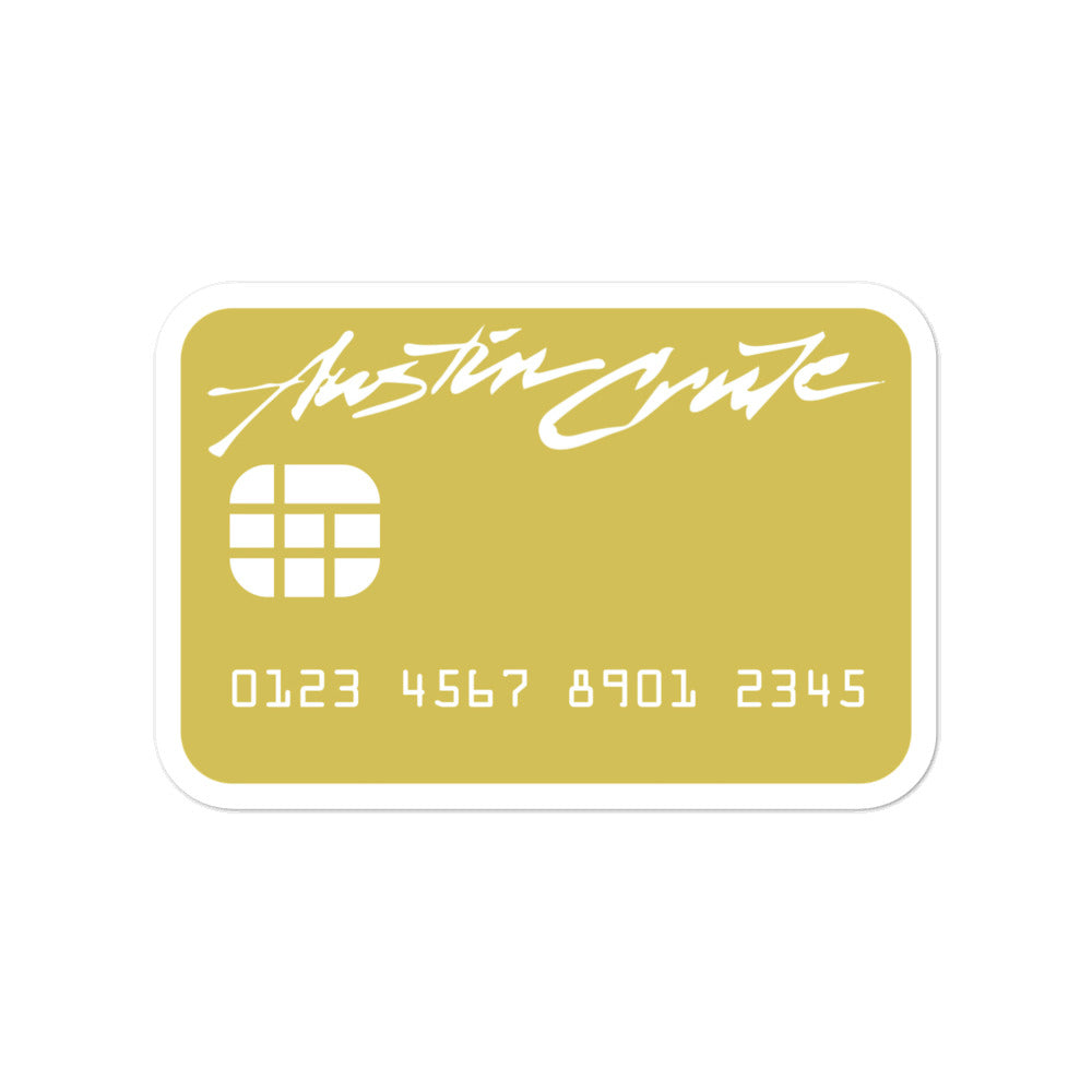 Credit Card Sticker